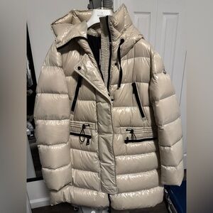 Moncler Women's Beige Puffer Coat